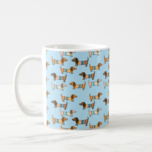 Dachshund in jumpers coffee mug