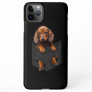 Dachshund In My Pocket Dachshund Weiner Dog Gift iPhone 11Pro Max Case