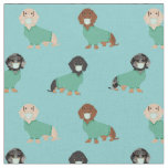 Dachshund in Scrubs Fabric