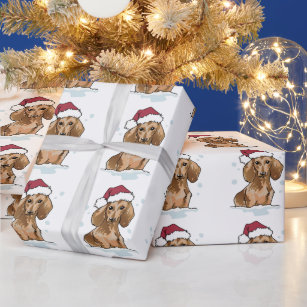 Dachshund in Snow Wrapping Paper