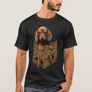 Dachshund In Your Front Pocket Dachshund  Dog Pupp T-Shirt