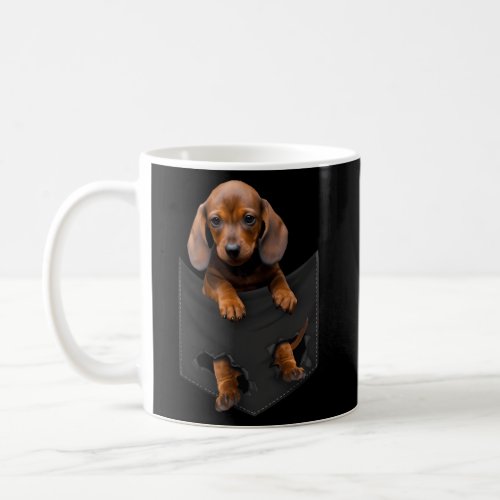 Dachshund In Your Pocket For Wiener Doxie Coffee Mug
