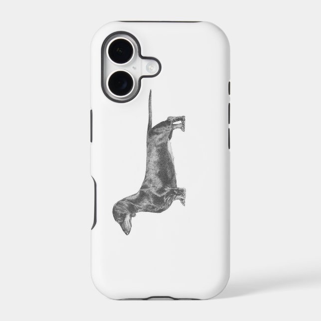 Dachshund Iphone Case (Back)