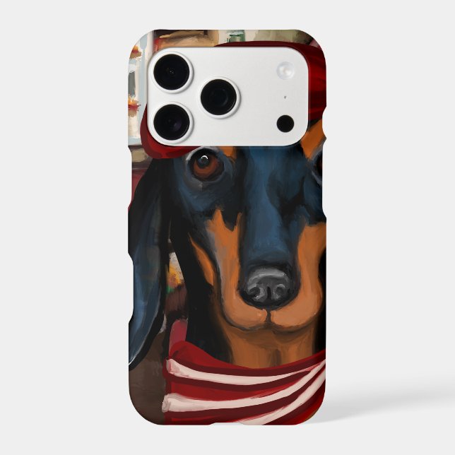 Dachshund    iphone case (Back)