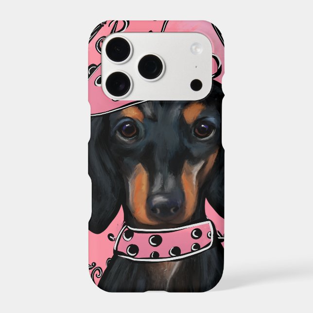DACHSHUND      IPHONE CASE (Back)