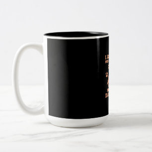 Dachshund Is My True Friend Two-Tone Coffee Mug