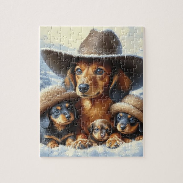 Dachshund Jigsaw Puzzle (Vertical)
