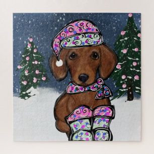 Dachshund jigsaw puzzle