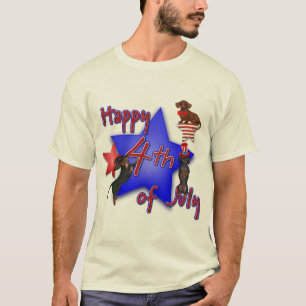 Dachshund July 4th Tee Shirt