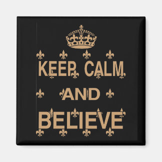 Dachshund, Keep Calm Believe Magnet