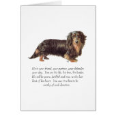 Dachshund Keepsake - Male (Front)