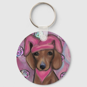Dachshund keychain