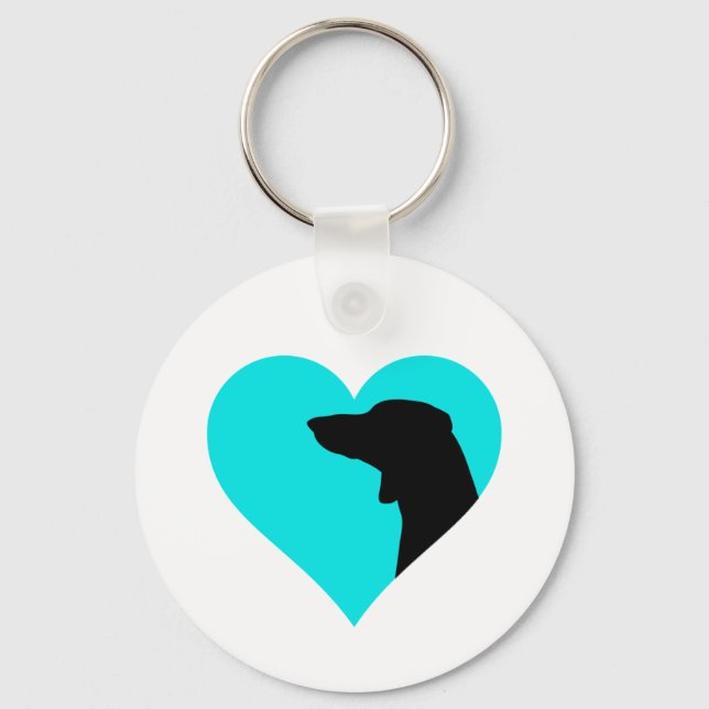 Dachshund  keychain (Front)