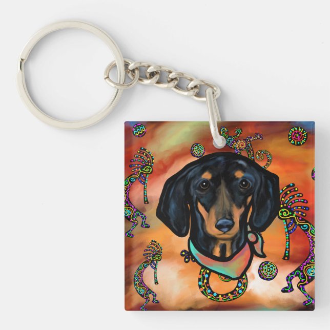 DACHSHUND KEYCHAIN (Front)