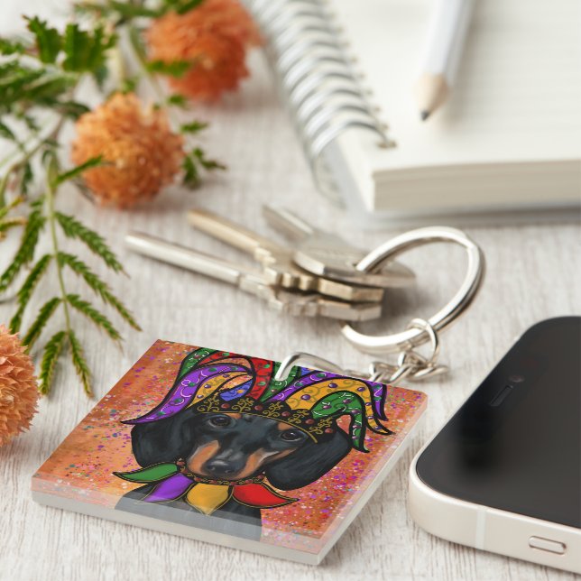 DACHSHUND         KEYCHAIN (Front Right)