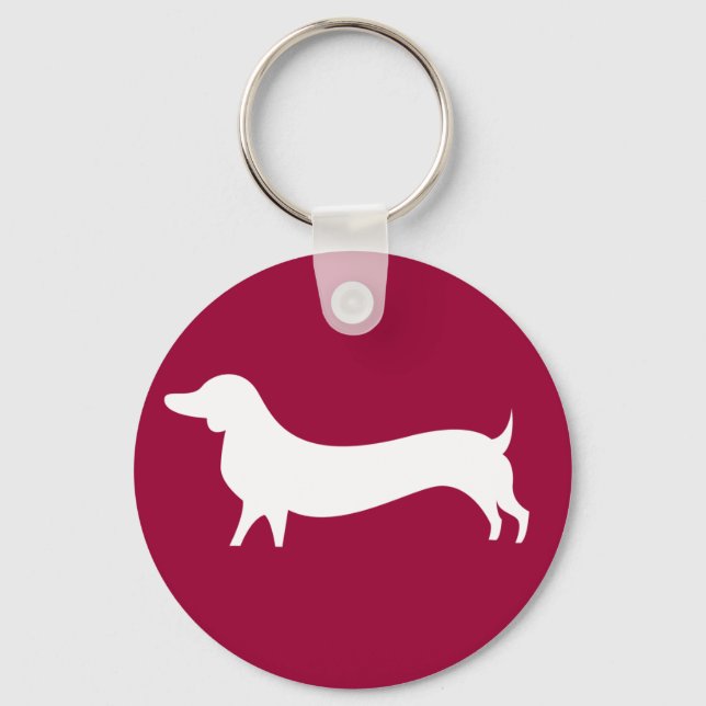 Dachshund keychain (Front)
