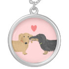 Dachshund Kiss with Heart | Wiener Dog Lover's