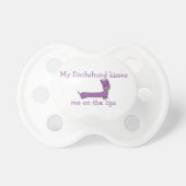 Dachshund Kisses Pacifier (Front)
