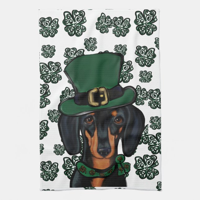 DACHSHUND       KITCHEN TOWEL (Vertical)