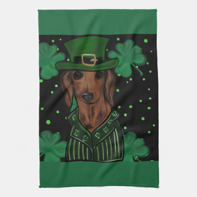 DACHSHUND            KITCHEN TOWEL (Vertical)