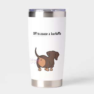 Dachshund Kurfuffle Insulated Tumbler