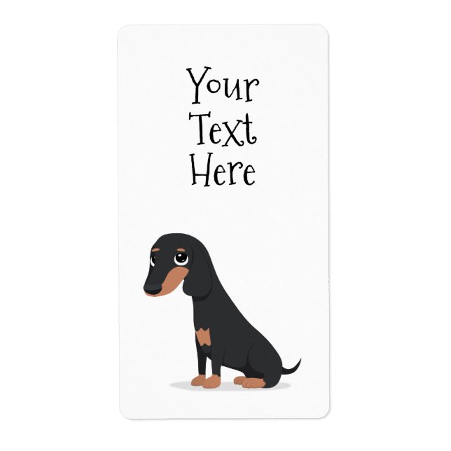 Dachshund Label (Front)