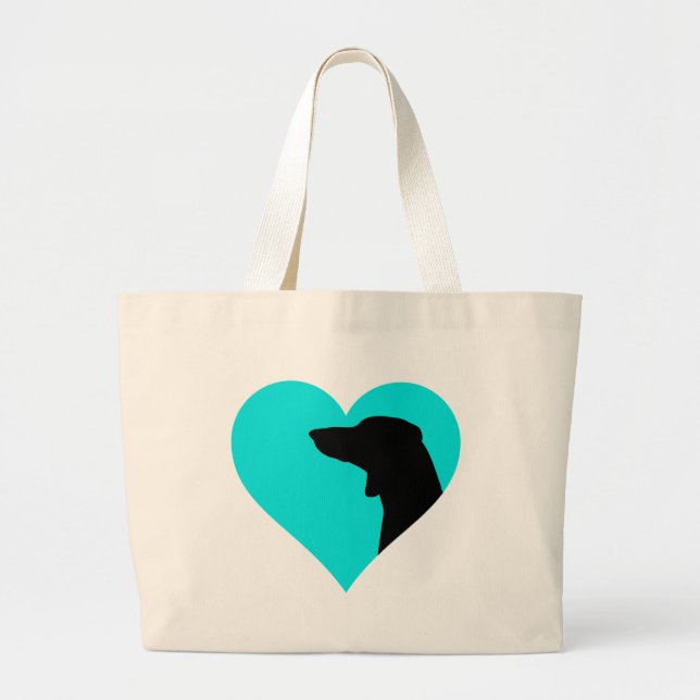 Dachshund   large tote bag (Front)