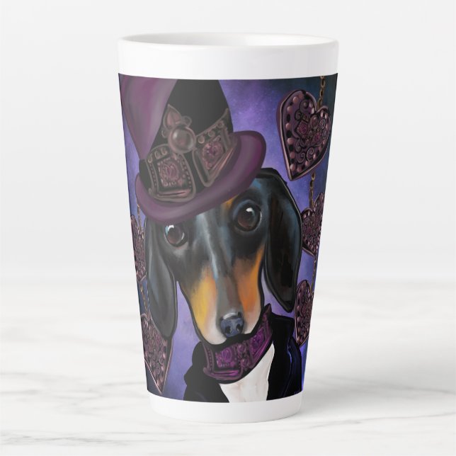 DACHSHUND  LATTE MUG (Front)