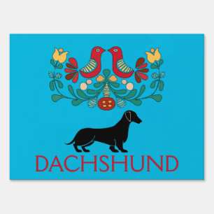 Dachshund Lawn Sign
