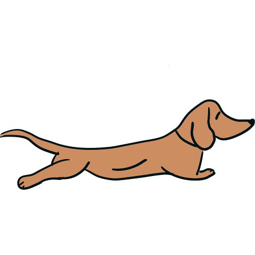 Dachshund laying down T_Shirt