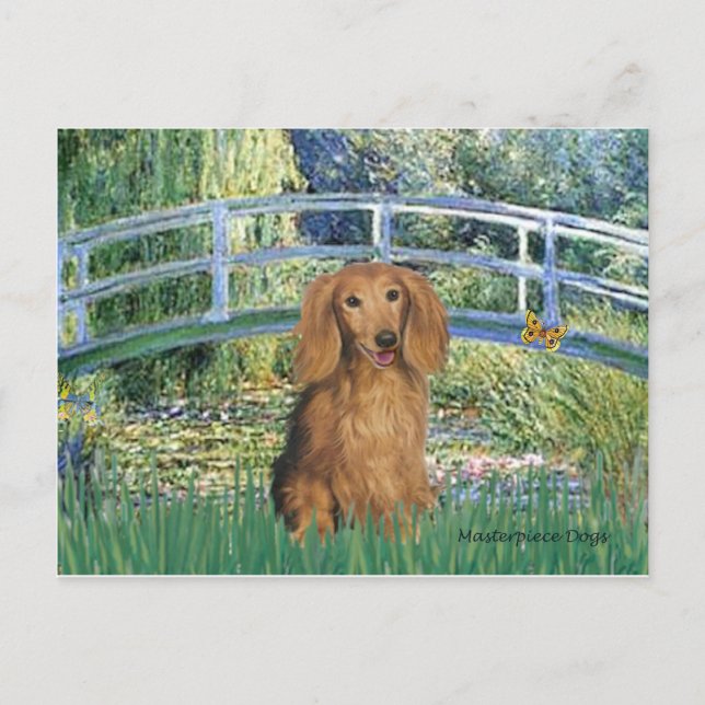 Dachshund (LHSable) - Bridge Postcard (Front)
