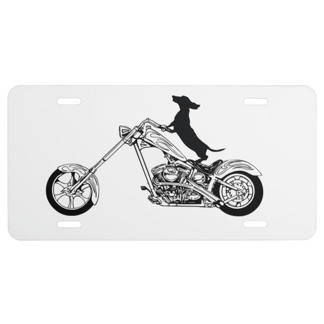 Dachshund License Plate (Front)