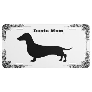 Dachshund License Plate
