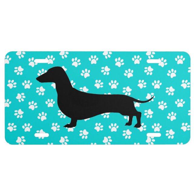 Dachshund License Plate (Front)