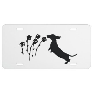 Dachshund License Plate