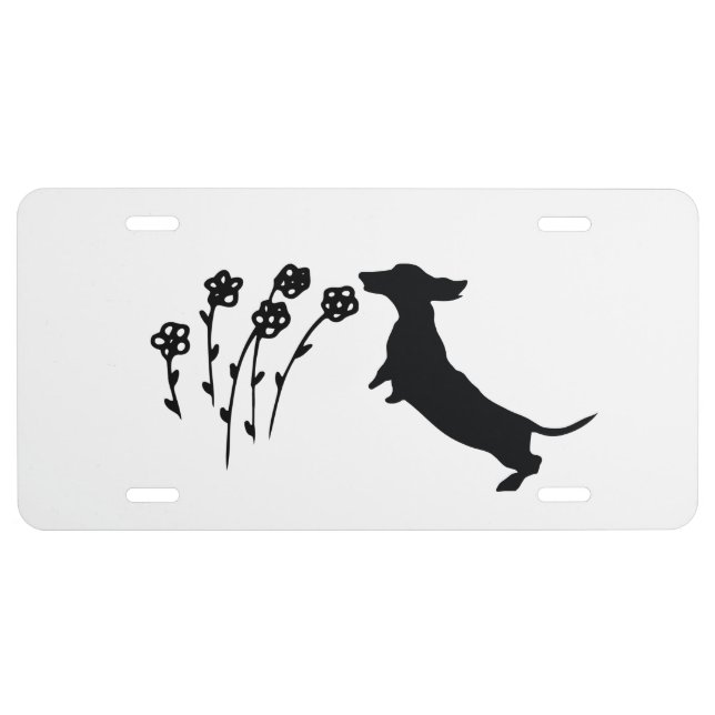 Dachshund License Plate (Front)