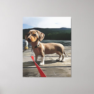 Dachshund Life Is Better With A Dachshund Birthday Canvas Print
