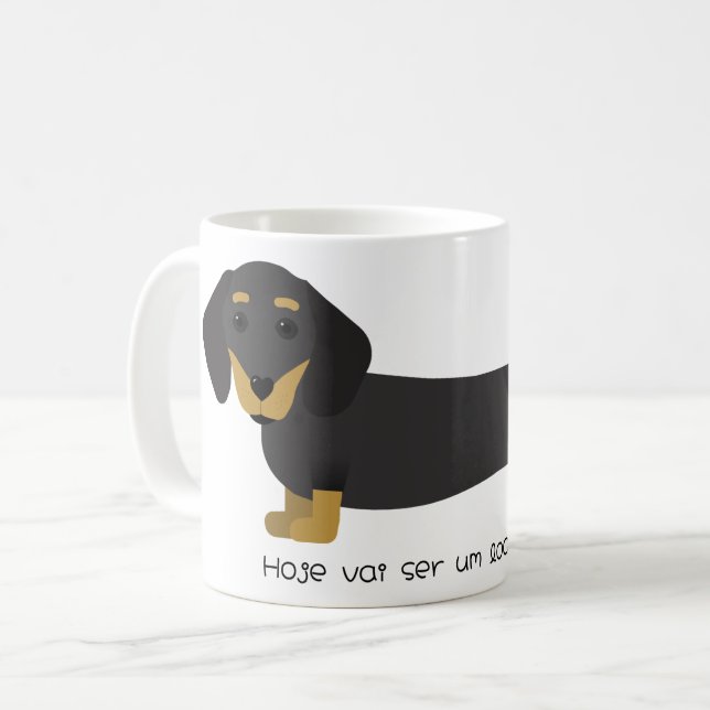 Dachshund-Long Day Coffee Mug (Front Left)