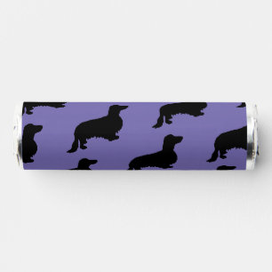 Dachshund Long Hair - Silhouette 1 Breath Savers® Mints