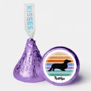 Dachshund Long Hair - Silhouette 1 Hershey®'s Kisses®