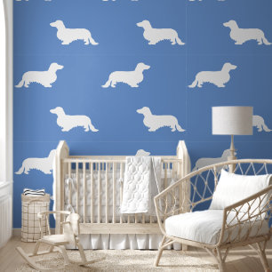 Dachshund Long Hair - Silhouette 2 Wallpaper