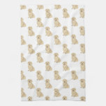 Dachshund (long Haired, Cream Fawn Tan) Kitchen Towel at Zazzle