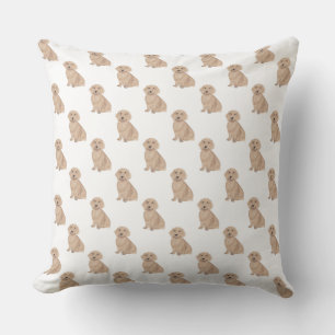 Dachshund (Long Haired, Red) Throw Pillow