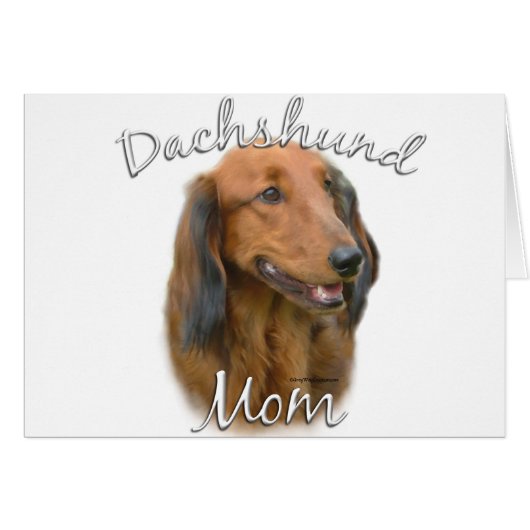 Dachshund (longhaired) Mom 2 (Front Horizontal)