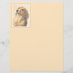 Dachshund (Longhaired) Painting - Original Dog Art