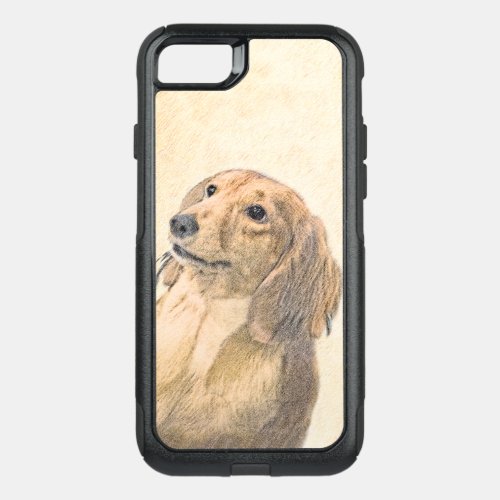 Dachshund Longhaired Painting _ Original Dog Art OtterBox Commuter iPhone SE87 Case