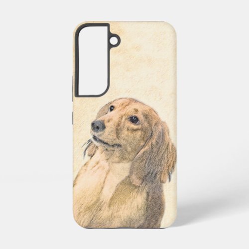 Dachshund Longhaired Painting _ Original Dog Art Samsung Galaxy S22 Case