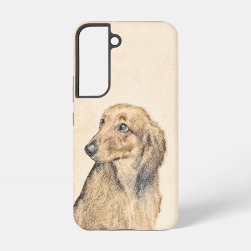 Dachshund Longhaired Painting _ Original Dog Art Samsung Galaxy S22 Case