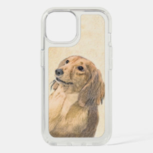 Dachshund (Longhaired) Painting - Original Dog Art iPhone 15 Case