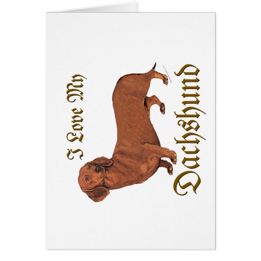 Dachshund Love Cards (Front)